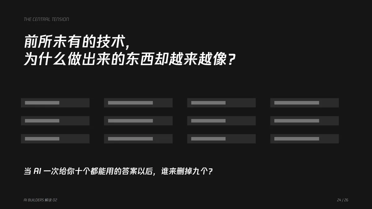 24｜前所未有的技术，为什么做出来的东西却越来越像？
