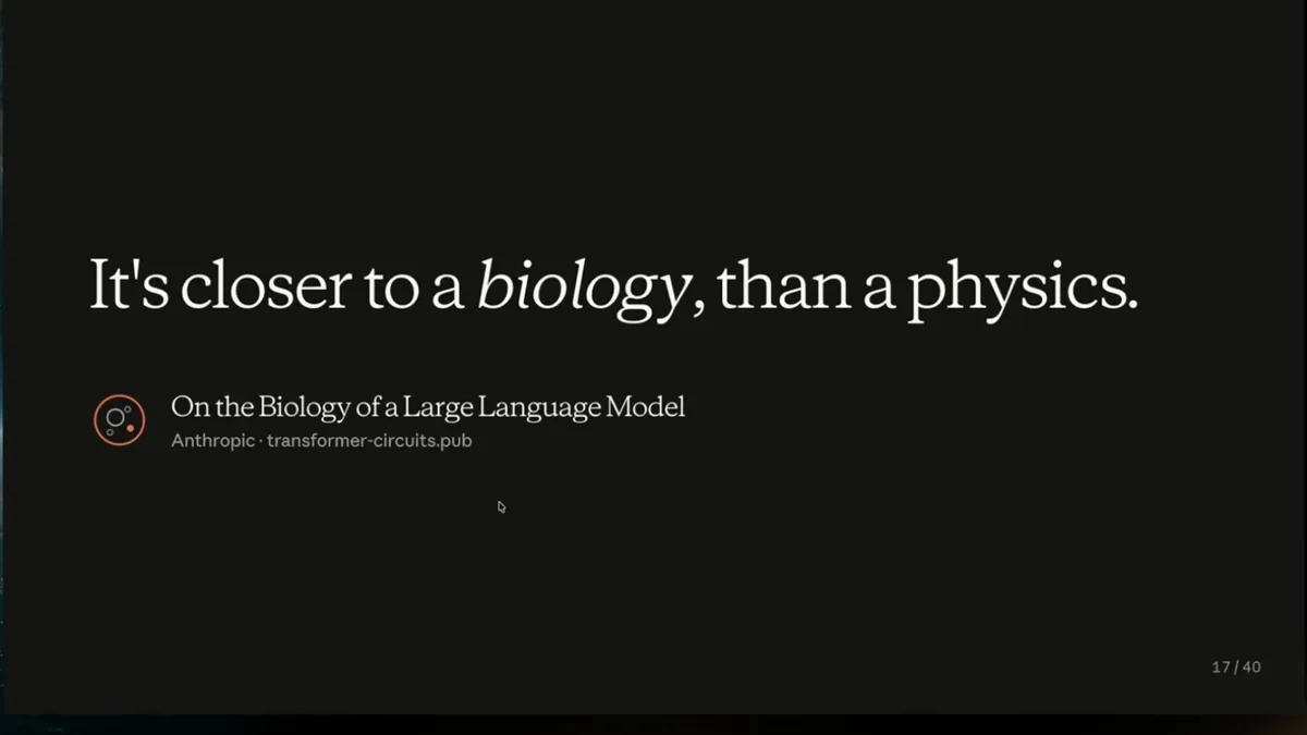 PPT 第 11 页｜更像生物学，而不是物理学